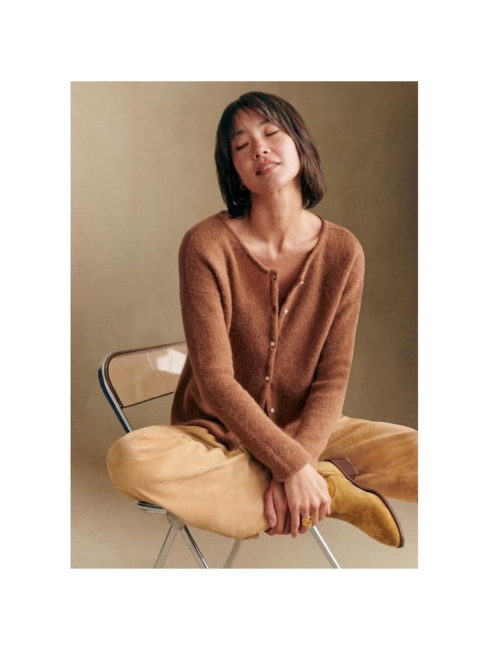 NWOT Sezane Gaspard Cardigan M